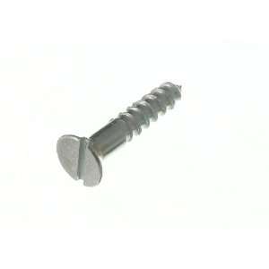 SCREWS No. 6 X 3/4 INCH SLOTTED CSK COUNTERSUNK ZP PLATED STEEL ( pack 