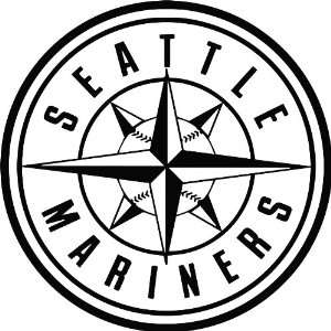  Seattle Mariners MLB Vinyl Decal Sticker / 4 x 4 