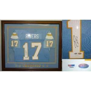     Framed SD PSA COA   Autographed NFL Jerseys