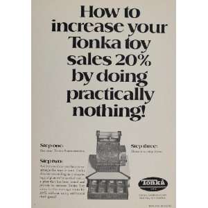  1970 Ad Tonka Toys Sales Old Cash Register Mound MN 
