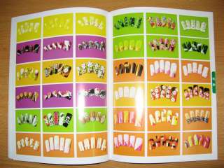 Japanese Nail Art Design Book random selection magazine creative toes 
