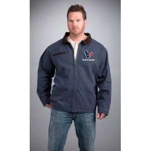  Houston Texans Tradesman Canvas Quilted Jacket Sports 