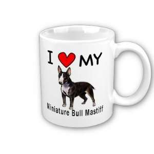  I Love My Miniature Bull Terrier Coffee Mug Everything 
