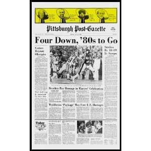  Pittsburgh Steelers   Four Down   Super Bowl 14 XIV   Wood 