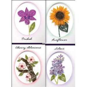  Elegant Floral Cards Quilling Kit