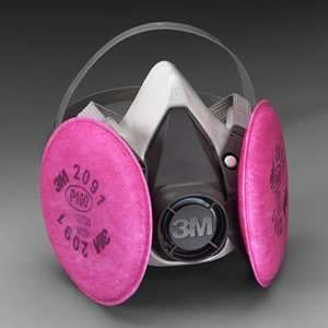  3M 6000 Series Half Mask Respirator With P100 Particulate 