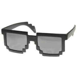   Bit Black Sunglasses CPU Gamer Geek Novelty Glasses