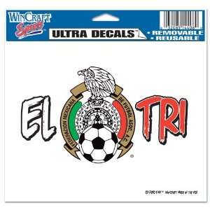  Mexican National Soccer Ultra Decals 5x6   colored 