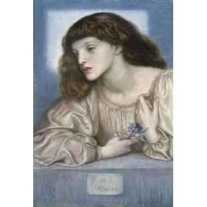  May Morris Dante Gabriel C. Rossetti. 14.75 inches by 20 