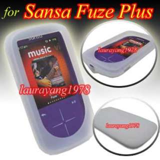   high quality clear soft silicone skin case for sandisk sansa fuze plus