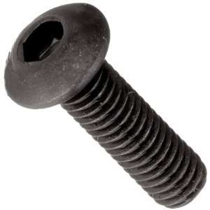 Black Oxide Alloy Steel Button Head Socket Cap Screw, Hex Socket Drive 