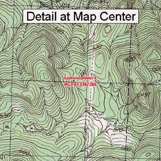 USGS Topographic Quadrangle Map   Saxtons River L, Vermont (Folded 