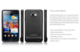 SGP Samsung Galaxy S2 Neo Hybrid EX Case Soul Black for ATT  