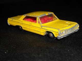 Vintage Lesney Matchbox No.20 Chevrolet Impala Taxi  