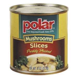 24 Pack Case of 4 oz. Sliced Mushroom  Grocery & Gourmet 