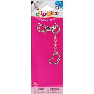  Clip Itz Key Chain W/Dangler 1/Pkg Silver 