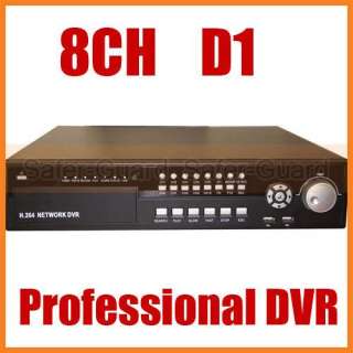8CH Real time D1 AV H.264 Network DVR Phone View CCTV  
