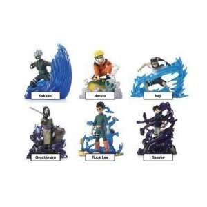    Naruto Series 2 Trading Figures Set of 6 with Sasuke Toys & Games