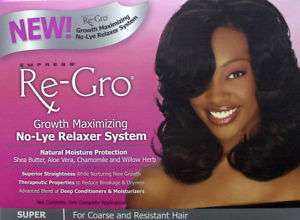EMPRESS REGRO NO LYE RELAXER SYSTEM MAX GROWTH SUPER  