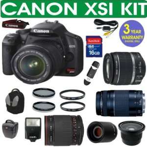  REFURBISHED CANON REBEL XSI + CANON 18 55mm IS LENS + CANON 