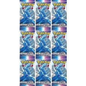  Pokemon TCG Card Game Diamond & Pearl Booster Pack Lot of 