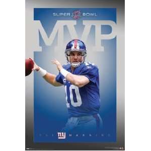  (22x34) Eli Manning (Super Bowl XLII MVP) Sports Poster 