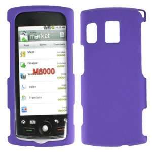   Purple Hard Case Cover for Sanyo Zio M6000 Cell Phones & Accessories
