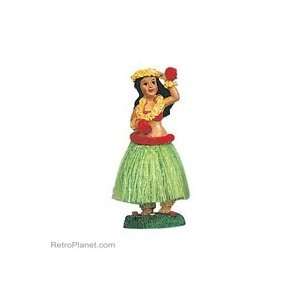  Poly Resin Dashboard Hula Doll / Girl with Flower