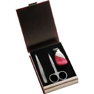  Visol Blush Red Manicure Set for Women   Free Engraving Beauty