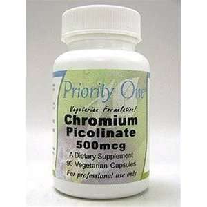  Priority One Vitamins Chromium Picolinate 500 mcg 90 vcaps 