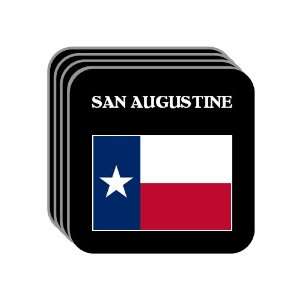  US State Flag   SAN AUGUSTINE, Texas (TX) Set of 4 Mini 