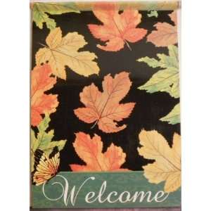  Fall Leaves Decorative House Flag Patio, Lawn & Garden