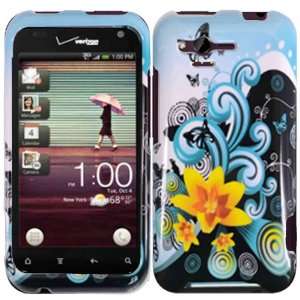  Yellow Lily Hard Case Cover for HTC Rhyme Bliss 6330 Cell 