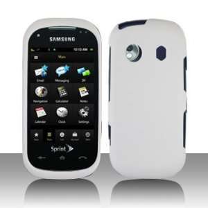Samsung M350/Seek PDA Cell Phone Rubber Feel White Protective Case 