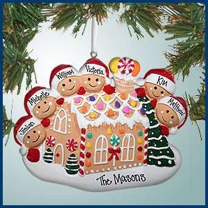Personalized Christmas Ornaments   Gingerbread House   Personalized 