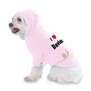  I Love/Heart Davion Hooded (Hoody) T Shirt with pocket for 