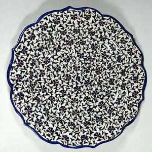  Blue Wild Carnations Handpainted Decorative Plate Kitchen 