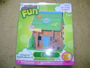 Darice Fomies 3D Summer Fun Cabin Foam House Kit  