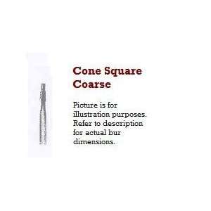 Coarse Cone Square Carbide Friction Grip Bur 1.0mm by Foredom  