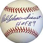 Red Schoendienst HOF 1989 Signed MLB Baseball JSA  