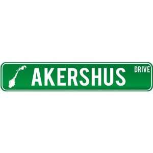  New  Akershus Drive   Sign / Signs  Norway Street Sign 