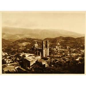  1925 Taxco de Alarcon Mexico Hugo Brehme Photogravure 