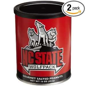 Virginia Diner NC State Salted Peanuts, 16 Ounce Cans (Pack of 2)