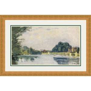   At Hampton Court by Alfred Sisley   Framed Artwork