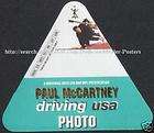PAUL McCARTNEY backstage pass Tour Satin Cloth PHOTO US