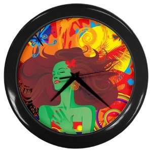  Colorful Model Black Wall Clock