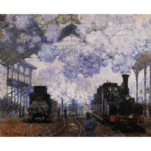   name Arrival at SaintLazare Station, by Monet Claude
