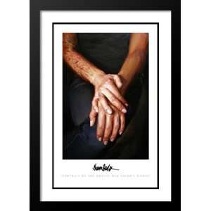   Framed and Double Matted Kim Saighs Hands   2007