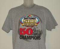 DAYTONA 500 50 YEARS Medium T SHIRT NASCAR GREAT AMERICAN RACE FREE s 
