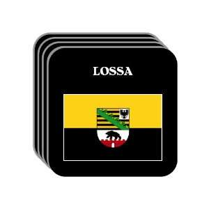  Saxony Anhalt   LOSSA Set of 4 Mini Mousepad Coasters 